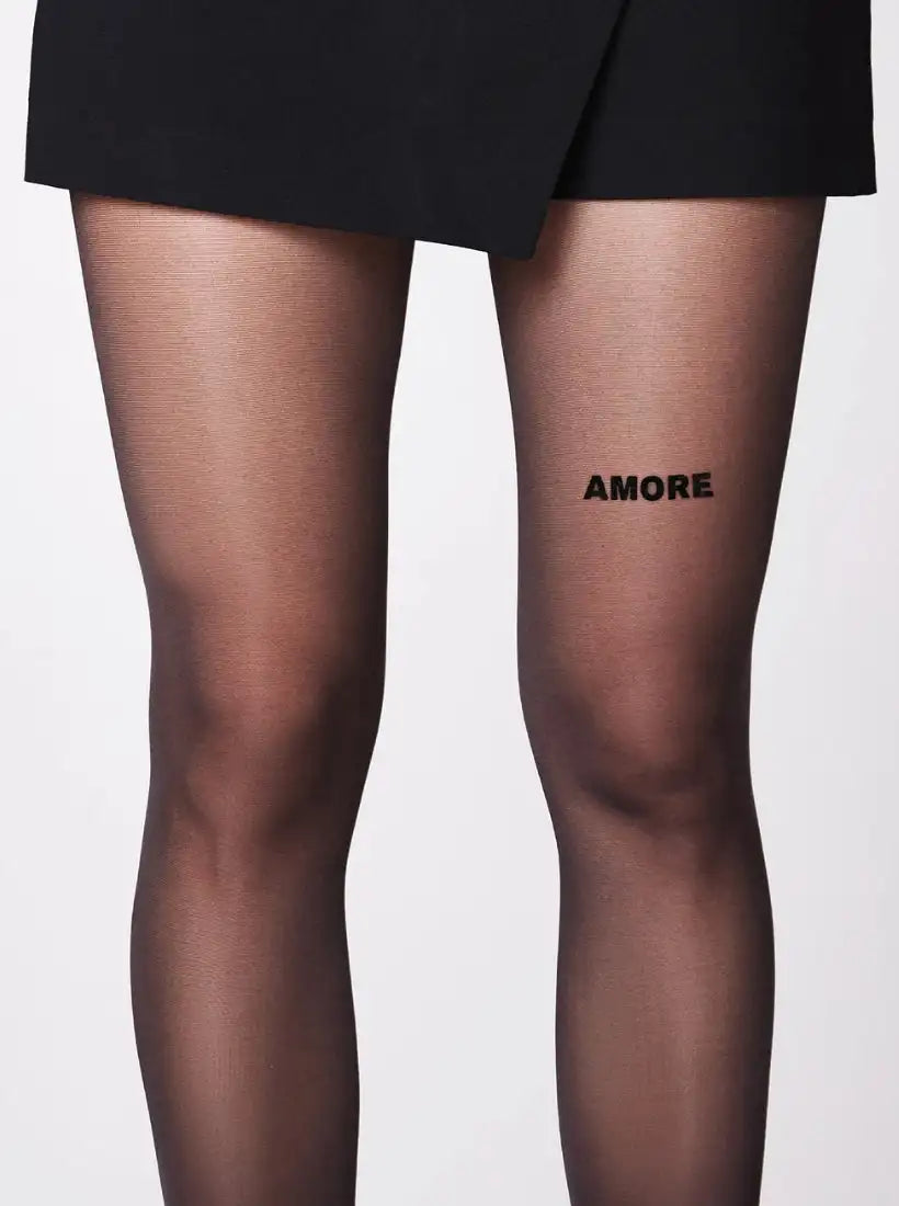 "Mom I Am Rich Man" Printed Pantyhose Ultra-thin Sexy Tights