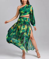 Summer One-Shoulder Bohemian Dress