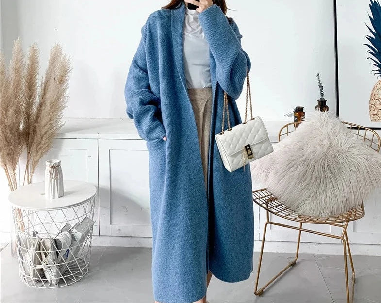 Knitted Oversized Cardigan Sweater Coat